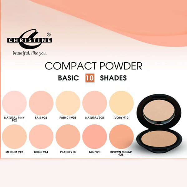 Christine Makeup Compact Powder - Shade 904 FAIR