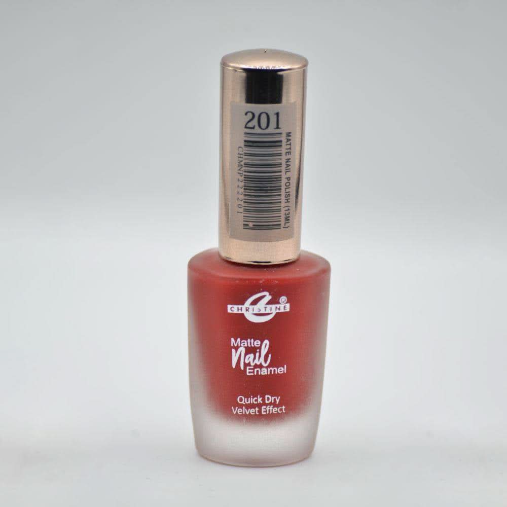 Christine Matte Nail Enamel Shade - 201, Nails, Christine, Chase Value
