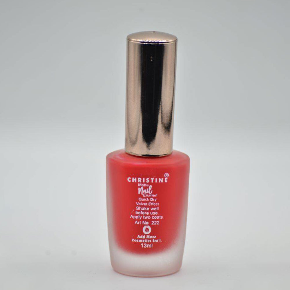 Christine Matte Nail Enamel Shade - 204, Nails, Christine, Chase Value