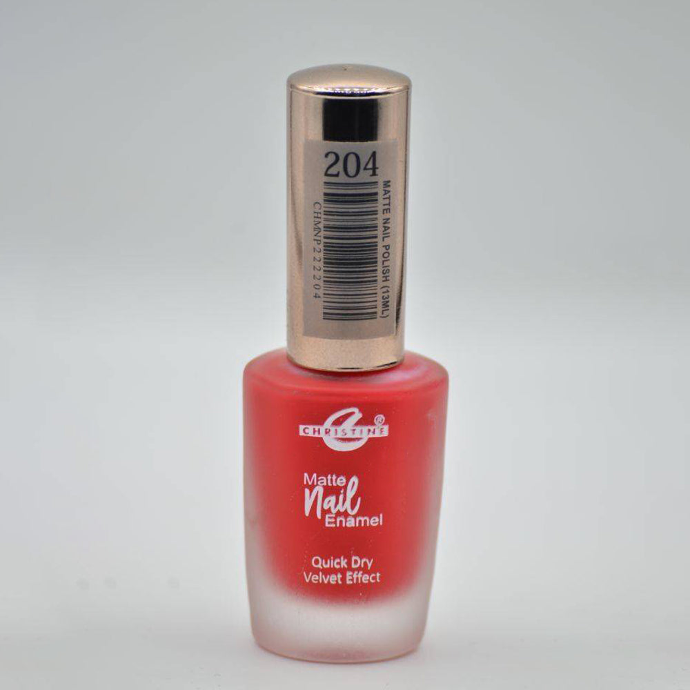 Christine Matte Nail Enamel Shade - 204, Nails, Christine, Chase Value