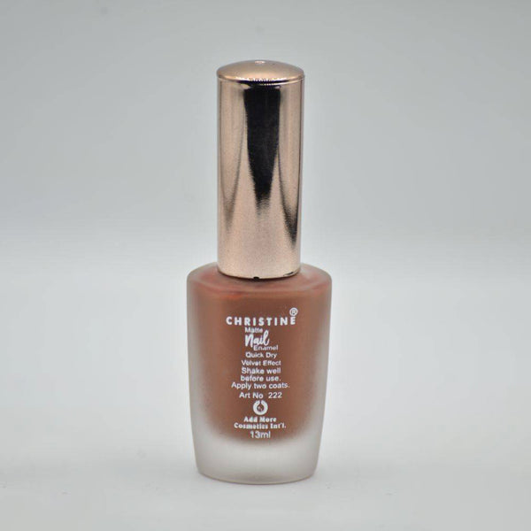 Christine Matte Nail Enamel Shade - 205, Nails, Christine, Chase Value