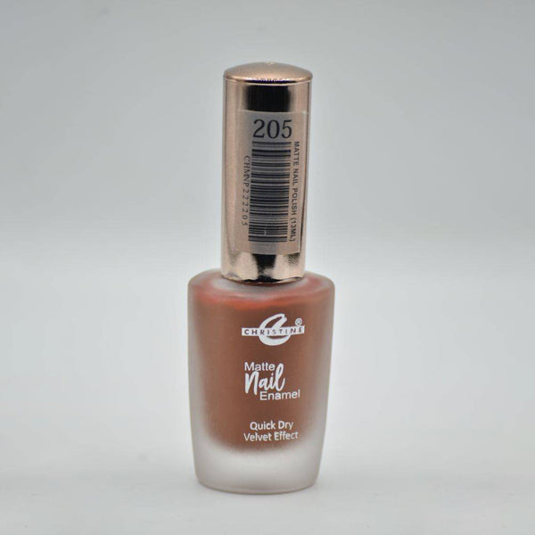 Christine Matte Nail Enamel Shade - 205, Nails, Christine, Chase Value