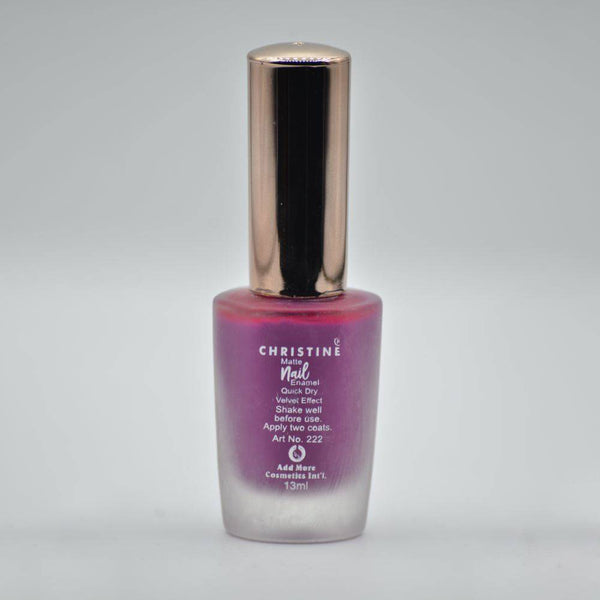 Christine Matte Nail Enamel Shade - 207, Nails, Christine, Chase Value