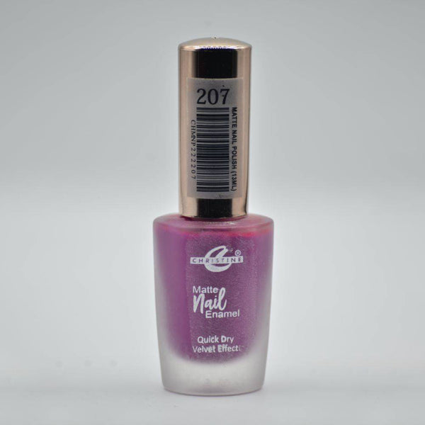 Christine Matte Nail Enamel Shade - 207, Nails, Christine, Chase Value