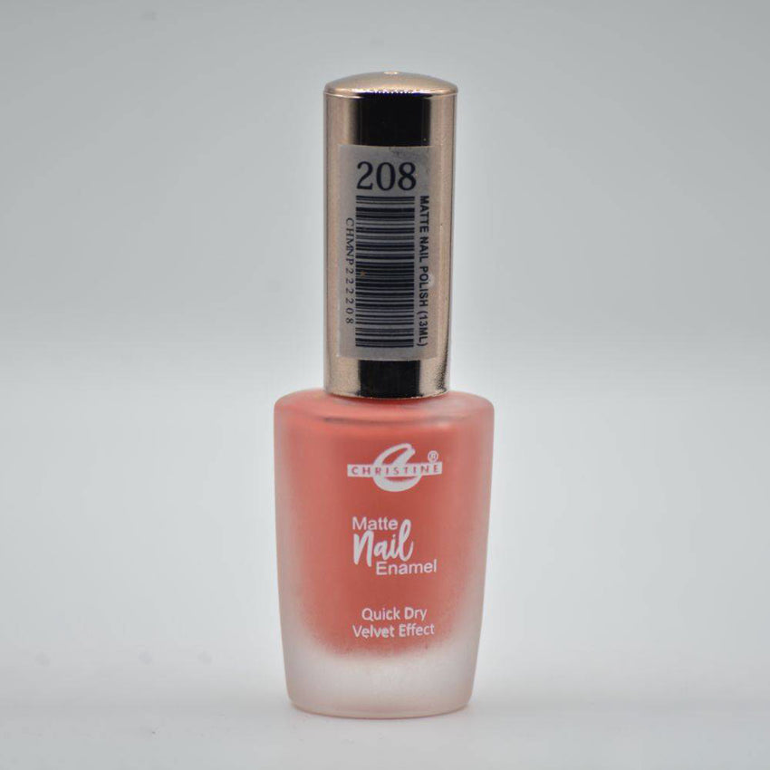 Christine Matte Nail Enamel Shade - 208, Nails, Christine, Chase Value