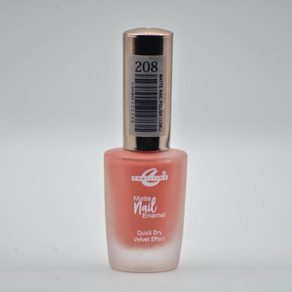 Christine Matte Nail Enamel Shade - 208, Nails, Christine, Chase Value