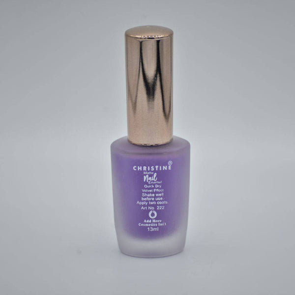 Christine Matte Nail Enamel Shade - 213, Nails, Christine, Chase Value