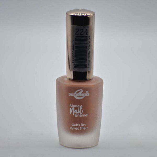 Christine Matte Nail Enamel Shade - 224, Nails, Christine, Chase Value