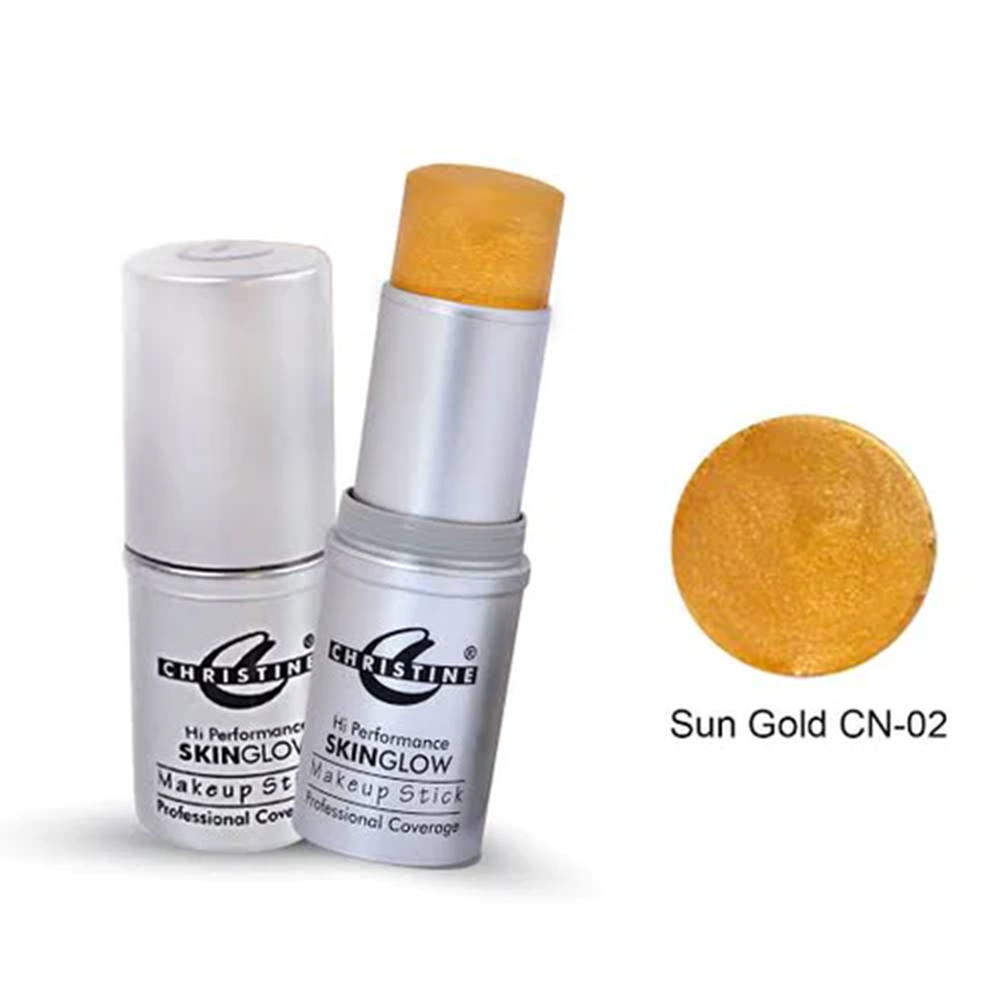 Christine Skin Glow Makeup Paint Stick - Shade 02 Sun Gold, Highlighter, Christine, Chase Value