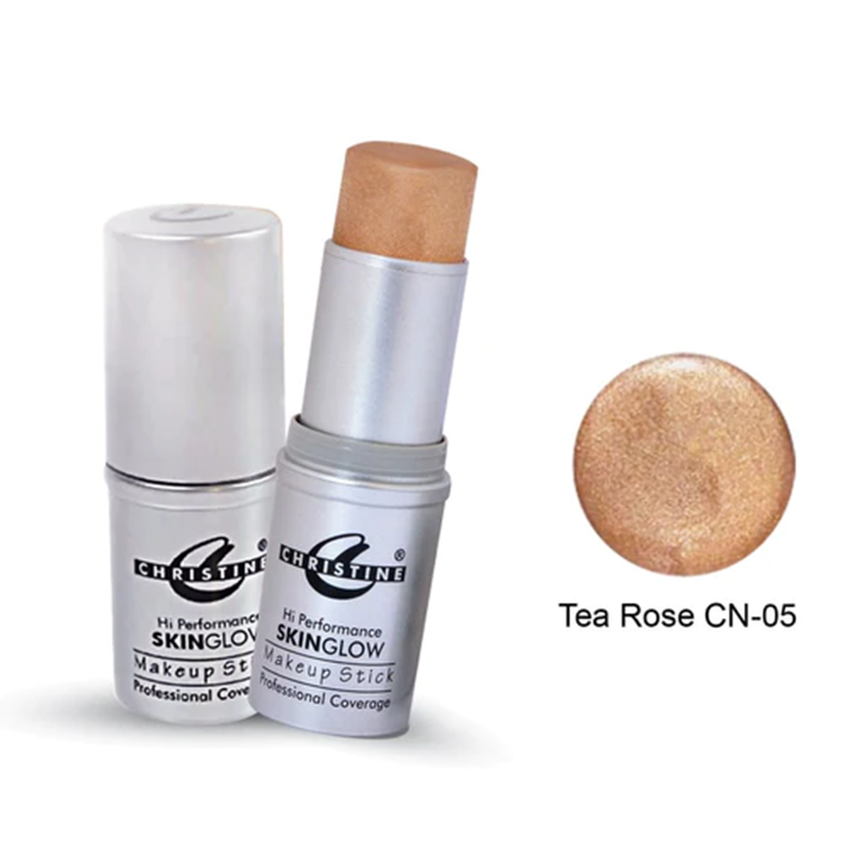 Christine Skin Glow Makeup Paint Stick - Shade 05 Tea Rose, Highlighter, Christine, Chase Value