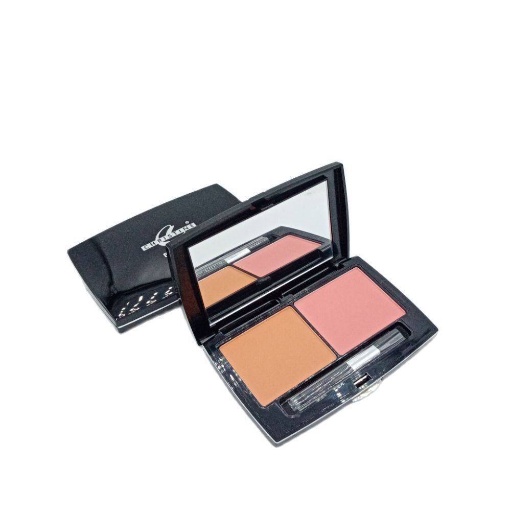 Christine Twin Makeup Blush On - 03, Blush, Christine, Chase Value