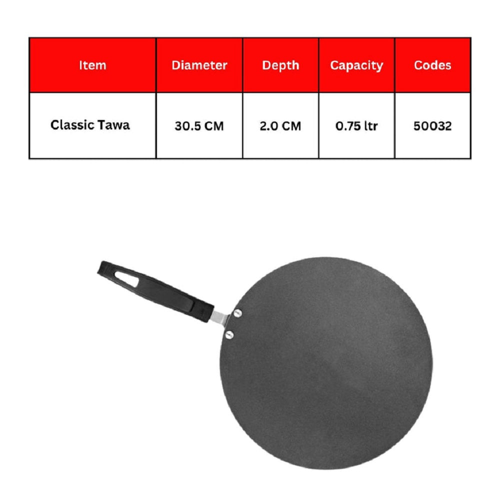 Sonex Classic Tawa 50032, Cookware & Pans, Sonex, Chase Value
