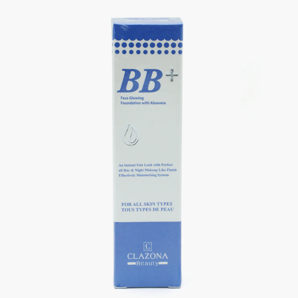 Clazona Beauty BB+ Face Glowing Foundation With Aloevera - 30g, Foundation, Clazona, Chase Value