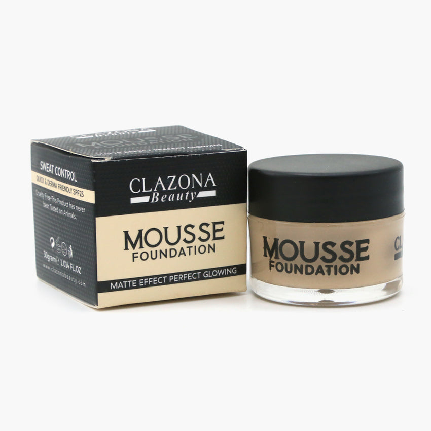 Clazona Beauty Matte Mousse Foundation FDT - 702 Light Beige