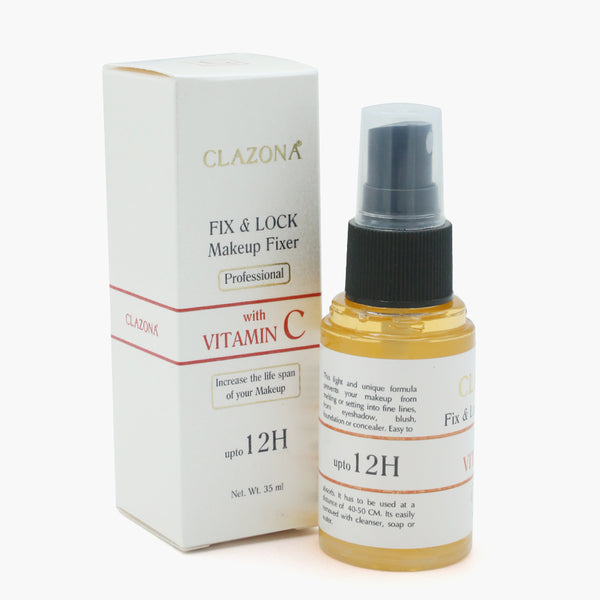 Clazona Beauty Professional Fix & Lock Makeup Fixer With Vitamin C - 35ml