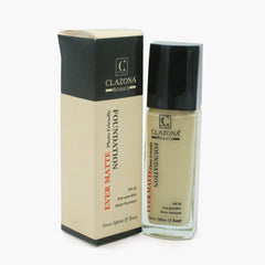 Clazona Water Proof Ever Matte Photo Friendly Foundation Stay Upto 8HRS - Bisque 02, Foundation, Clazona, Chase Value