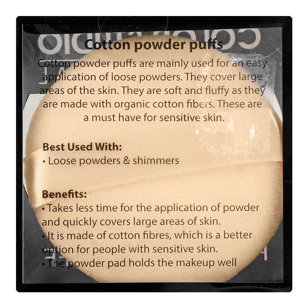 Color Studio Cotton Powder Puff, Compact Powder, Color Studio, Chase Value