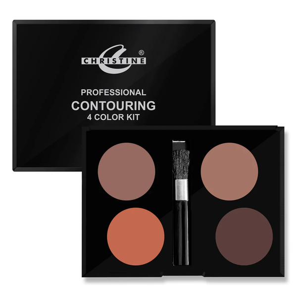 CHRISTINE PROFESSIONAL CONTOURING 4 COLOR KIT - 02, Makeup Kits & Pallets, Christine, Chase Value