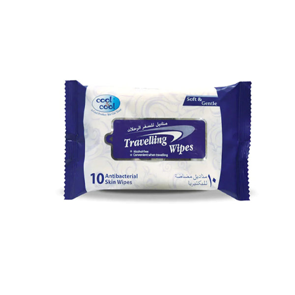 Cool & Cool Soft Travelling Wipes, 10-Pack