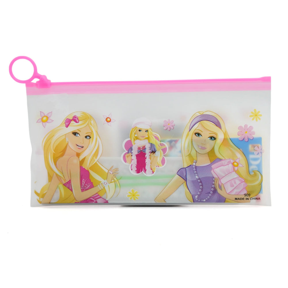 Pencil Pouch With Free Stationery Set - Pink, Stationery Pouch & Box, Chase Value, Chase Value