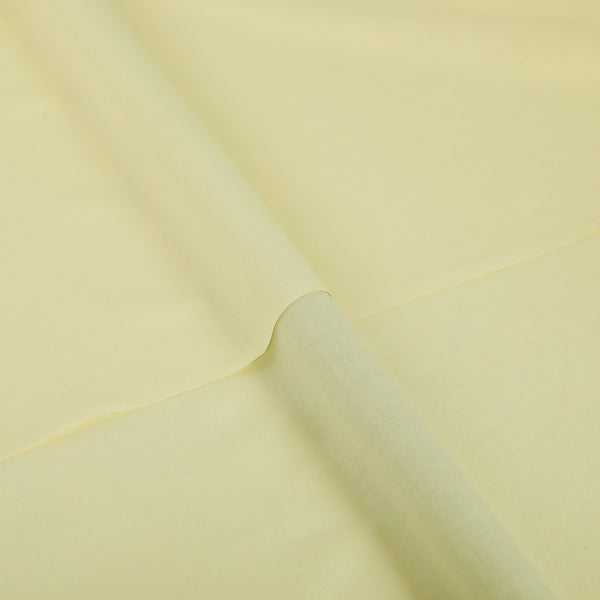 Men's Valuable Plain Polyester Viscose Unstitched Suit - Cream