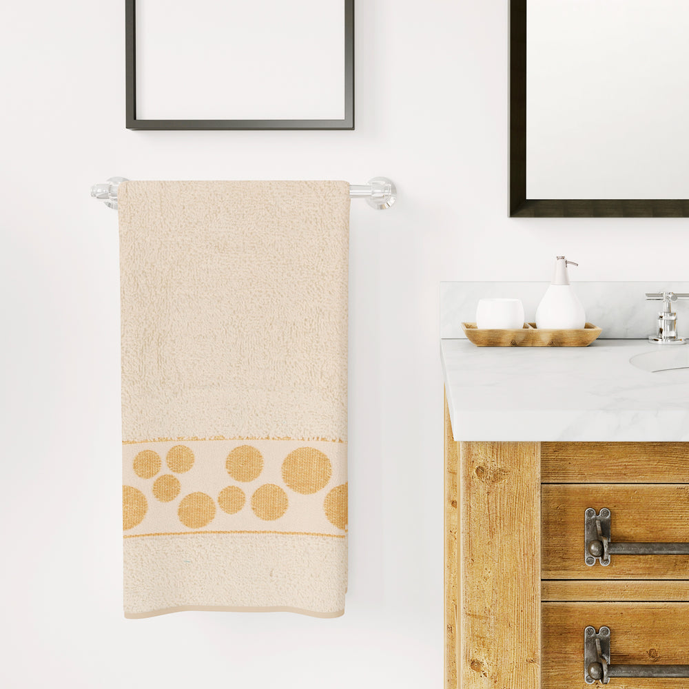 Hand Towel Gold Circle 40*60, Bath Towels, Chase Value, Chase Value