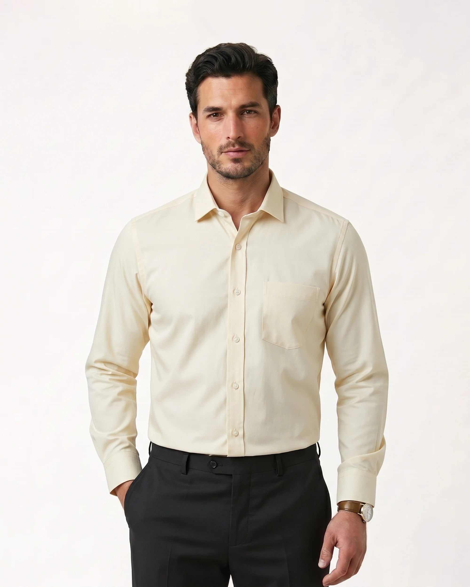 Eminent Men's Plain Formal Shirt