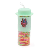 Colored Rubber Band - Cyan, Girls Hair Accessories, Chase Value, Chase Value