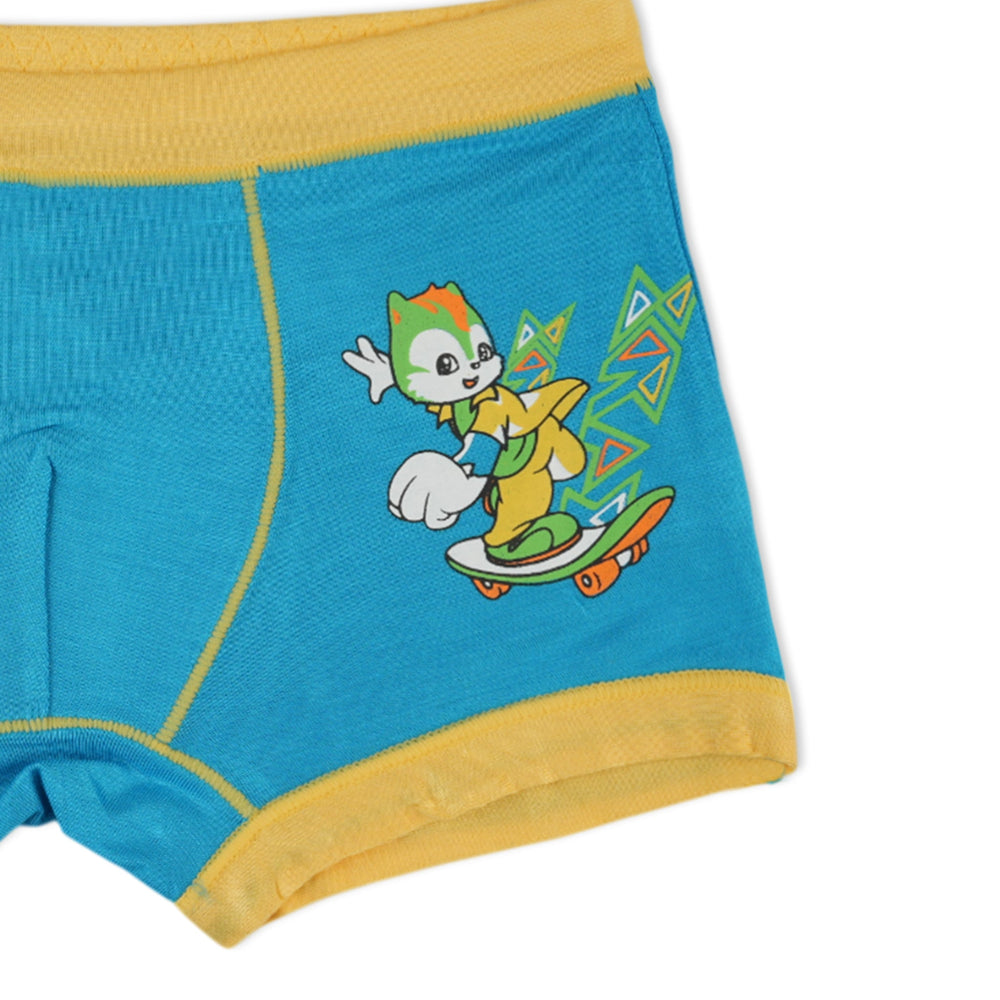 Boys Boxer - Cyan, Boys Underwear, Chase Value, Chase Value