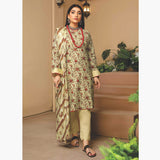 Nizha Linen Printed Luxury Zari Jacquard Unstitched 3Pcs Suit, Women, 3Pcs Shalwar Suit, Rashid Textiles, Chase Value