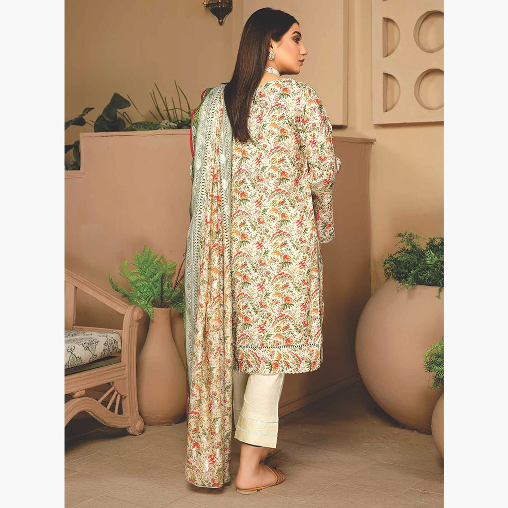 Nizha Linen Printed Luxury Zari Jacquard Unstitched 3Pcs Suit, Women, 3Pcs Shalwar Suit, Rashid Textiles, Chase Value