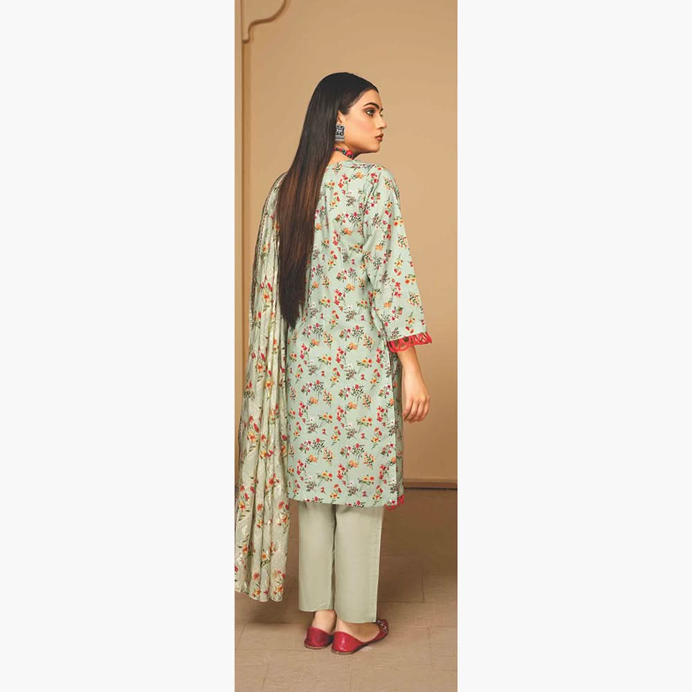 Nizha Linen Printed Luxury Zari Jacquard Unstitched 3Pcs Suit, Women, 3Pcs Shalwar Suit, Rashid Textiles, Chase Value