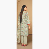 Nizha Linen Printed Luxury Zari Jacquard Unstitched 3Pcs Suit, Women, 3Pcs Shalwar Suit, Rashid Textiles, Chase Value
