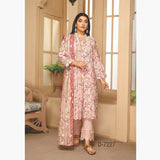Nizha Linen Printed Luxury Zari Jacquard Unstitched 3Pcs Suit, Women, 3Pcs Shalwar Suit, Rashid Textiles, Chase Value