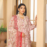 Nizha Linen Printed Luxury Zari Jacquard Unstitched 3Pcs Suit, Women, 3Pcs Shalwar Suit, Rashid Textiles, Chase Value