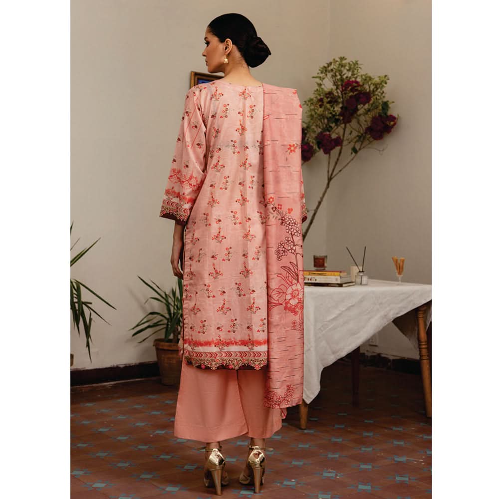 Rashid Sahl Printed Embroidered Lawn Unstitched 3Pcs Suit - 7433, Women, 3Pcs Shalwar Suit, Rashid Textiles, Chase Value