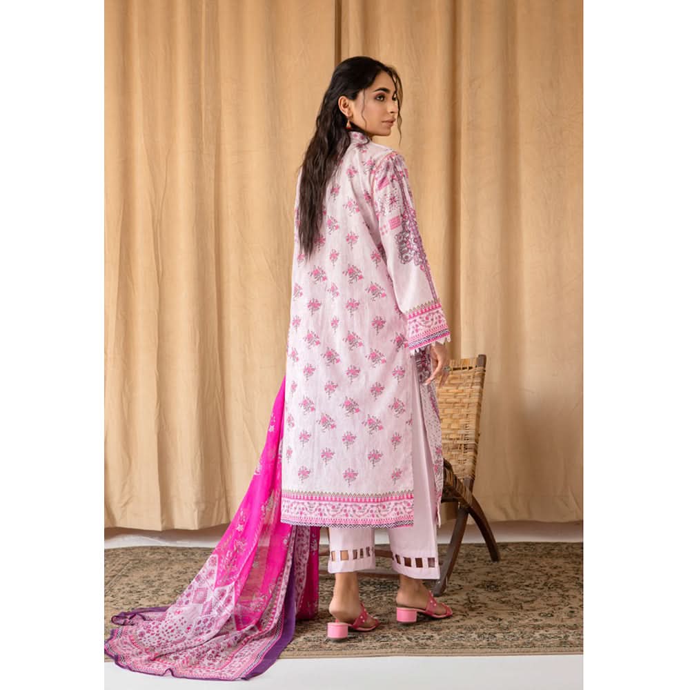 Rashid Chandni Printed Embroidered Lawn Unstitched 3Pcs Suit - 8032, Women, 3Pcs Shalwar Suit, Rashid Textiles, Chase Value