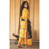 Rashid Chandni Printed Embroidered Lawn Unstitched 3Pcs Suit - 8034, Women, 3Pcs Shalwar Suit, Rashid Textiles, Chase Value