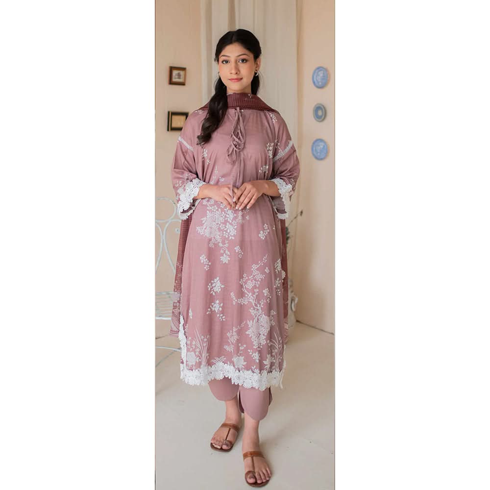 Rashid California Printed Embroidered Lawn Unstitched 3Pcs Suit  - 8183, Women, 3Pcs Shalwar Suit, Rashid Textiles, Chase Value