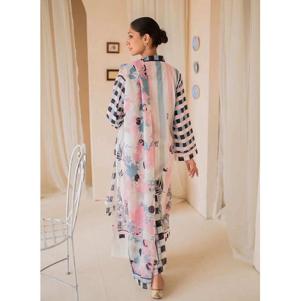 Rashid California Printed Embroidered Lawn Unstitched 3Pcs Suit  - 8186, Women, 3Pcs Shalwar Suit, Rashid Textiles, Chase Value
