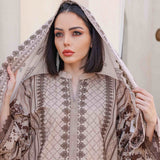 Rashid Khaddar Printed Embroidered Unstitched 3pcs Suit - 8358, Women, 3Pcs Shalwar Suit, Rashid Textiles, Chase Value