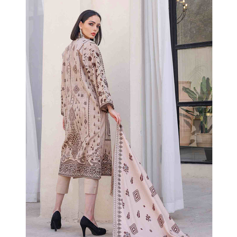 Rashid Khaddar Printed Embroidered Unstitched 3pcs Suit - 8358, Women, 3Pcs Shalwar Suit, Rashid Textiles, Chase Value