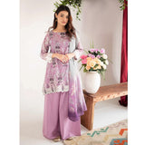 Rashid Bareeha Printed Lawn Embroidered Unstitched 3Pcs Suit - 8673, Women, 3Pcs Shalwar Suit, Rashid Textiles, Chase Value