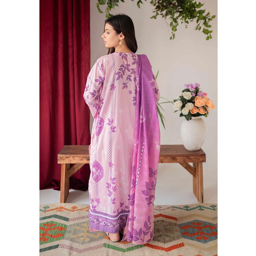 Rashid Bareeha Printed Lawn Embroidered Unstitched 3Pcs Suit - 8676, Women, 3Pcs Shalwar Suit, Rashid Textiles, Chase Value