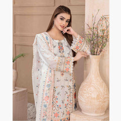 Nezarah Jacquard Emroidered Unstitched 3Pcs Suit - D-9157, Women, 3Pcs Shalwar Suit, Tawakkal Fabrics, Chase Value