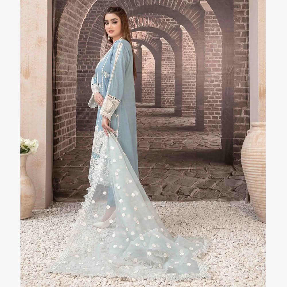 Nezarah Jacquard Emroidered Unstitched 3Pcs Suit - D-9158, Women, 3Pcs Shalwar Suit, Tawakkal Fabrics, Chase Value