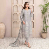 Nezarah Jacquard Emroidered Unstitched 3Pcs Suit - D-9160, Women, 3Pcs Shalwar Suit, Tawakkal Fabrics, Chase Value