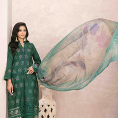 Leena Fancy Schiffli Embroidered Unstitched 3pcs Suit - 9246, Women, 3Pcs Shalwar Suit, Tawakkal Fabrics, Chase Value