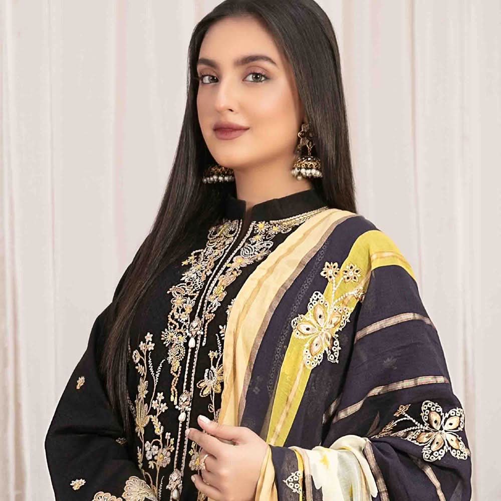 Mahrooh Embroidered Unstitched 3pcs Suit - 9253, Women, 3Pcs Shalwar Suit, Tawakkal Fabrics, Chase Value