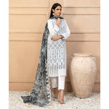 Tawakkal Serra Lawn Banarsi Jacquard Embroidered Unstitched Suit 3Pcs - 9, Women, 3Pcs Shalwar Suit, Tawakkal, Chase Value